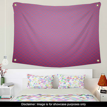 Beautiful Vector Pattern (tiling). Pink And Purple Colors Wall Art 68134185