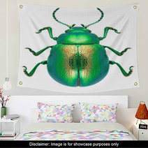 Beetle Chrysolina Graminis Wall Art 67633587