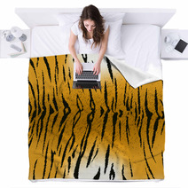 Bengal Tiger Stripe Pattern Blankets 91104064