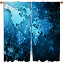 Best Internet Concept Of Global Business From Concepts Series  Window Curtains 71007047