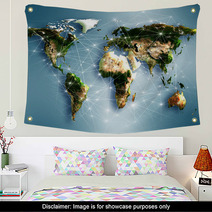 Best Internet Concept Of Global Business Wall Art 65304635
