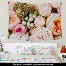 Beutiful Bouquet Of Flowers Wall Art 62099212