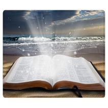 Bible At Beach Rugs 44153794