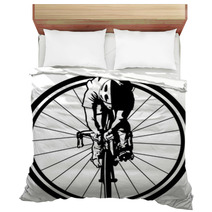 Bicycle Racer In Wheel Bedding 90934315
