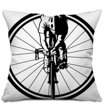 Bicycle Racer In Wheel Pillows 90934315