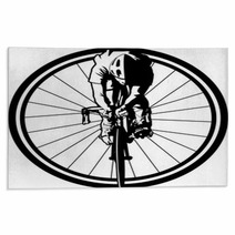 Bicycle Racer In Wheel Rugs 90934315