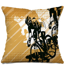 Bicycle Racing Pillows 34174967