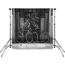 Bicycles B&W Image Backdrops 50827432