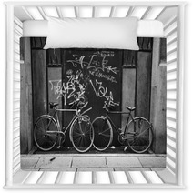 Bicycles B&W Image Nursery Decor 50827432