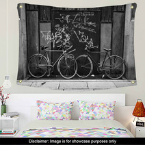 Bicycles B&W Image Wall Art 50827432