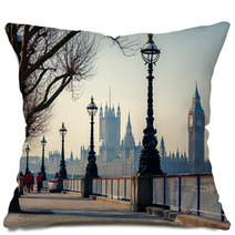 Big Ben And Houses Of Parliament, London Pillows 57492475