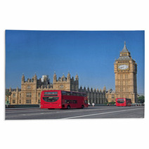 Big Ben And Westminster Bridge Rugs 55964661