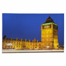 Big Ben Illuminated At Night, London Rugs 56945890
