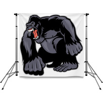 Big Gorilla Mascot Backdrops 63348231
