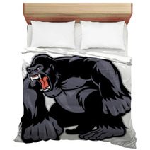 Big Gorilla Mascot Bedding 63348231