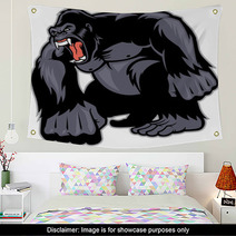 Big Gorilla Mascot Wall Art 63348231