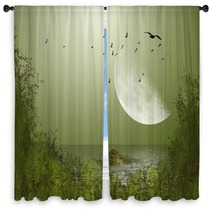 Big Moon Window Curtains 55311231