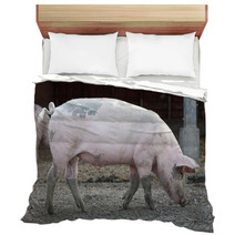 Big Pig Full-length Profile Bedding 72877788