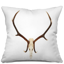Big Red Deer Hunting Trophy Pillows 71693320