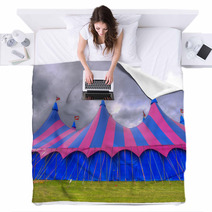 Big Top Circus Tent On A Field Blankets 45434367