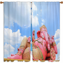 Biggest Ganesha Window Curtains 67647512