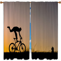 Bike Adventure Creativeness Mind Wit Window Curtains 101055648
