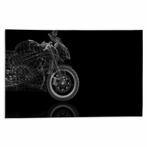 Bike, Motorcycle,  3D Model Rugs 62314582