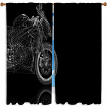 Bike, Motorcycle,  3D Model Window Curtains 62314582