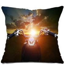 Biking Travel Concept Pillows 66932145