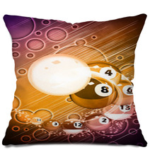 Billiard Background Pillows 62621956