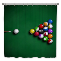 Billiard Balls Bath Decor 48272361