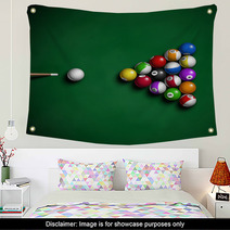 Billiard Balls Wall Art 48272361