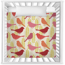 Birds Seamless Pattern Nursery Decor 55343286