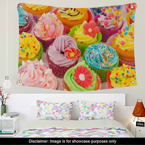 Birthday Cupcakes Wall Art 45447167