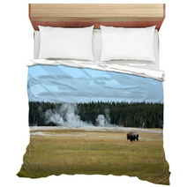Bisons On The Yellowstone National Park Bedding 56959717