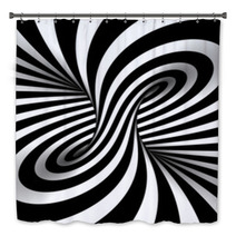 Black And White Abstract Bath Decor 69442536