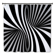 Black And White Abstract Bath Decor 69748661