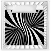 Black And White Abstract Nursery Decor 69748661