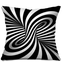 Black And White Abstract Pillows 69442536