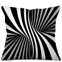Black And White Abstract Pillows 69748661