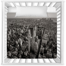 Black And White Aerial View Of New York Cityscape Nursery Decor 55751173