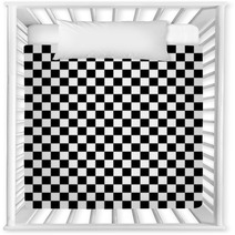 Black And White Checkered Abstract Background Nursery Decor 69166537