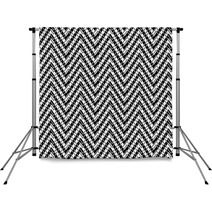 Black And White Chevron Patterned Background Backdrops 37211250