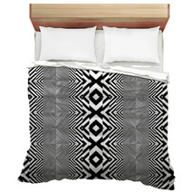 Black And White Pattern Vector Bedding 66887883