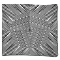 Black And White Pattern Vector Blankets 69869022