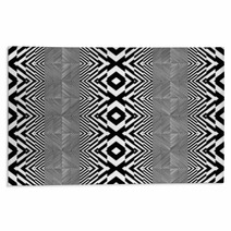 Black And White Pattern Vector Rugs 66887883