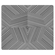 Black And White Pattern Vector Rugs 69869022