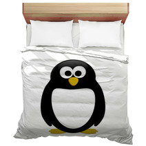 Black And White Penguin Cute Cartoon Bedding 64593833
