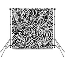 Black And White Seamless Zebra Background Backdrops 53212105