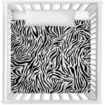 Black And White Seamless Zebra Background Nursery Decor 53212105